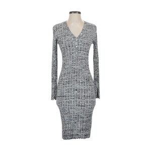 Willow & Wind Dress Knit Long Sleeve V-Neck Large